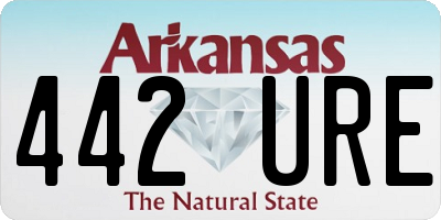 AR license plate 442URE