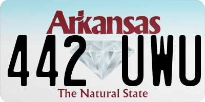 AR license plate 442UWU