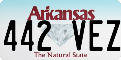 AR license plate 442VEZ