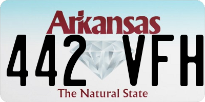 AR license plate 442VFH