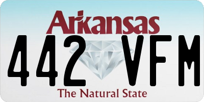 AR license plate 442VFM