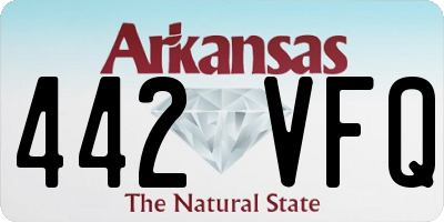 AR license plate 442VFQ