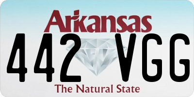 AR license plate 442VGG