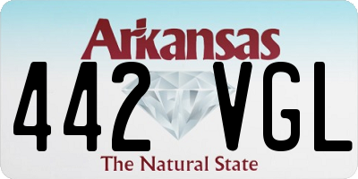 AR license plate 442VGL