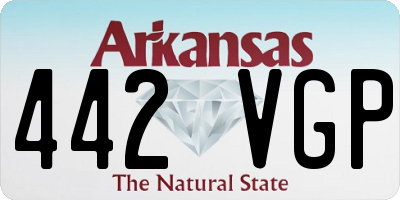 AR license plate 442VGP