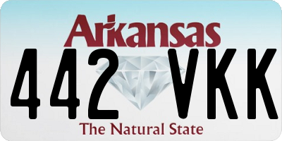 AR license plate 442VKK