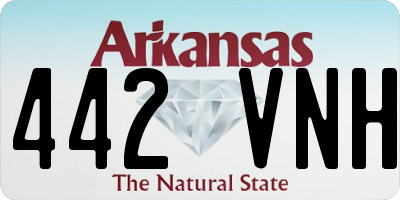 AR license plate 442VNH