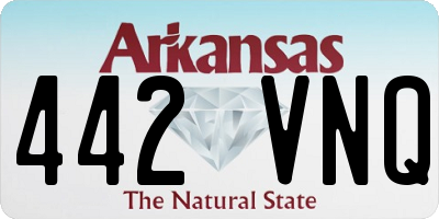 AR license plate 442VNQ