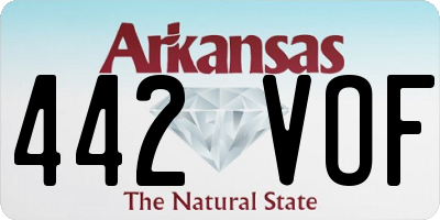 AR license plate 442VOF