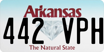 AR license plate 442VPH
