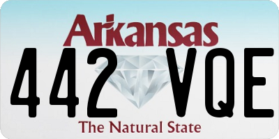 AR license plate 442VQE