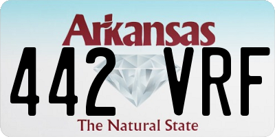 AR license plate 442VRF
