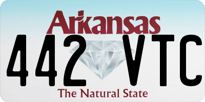 AR license plate 442VTC