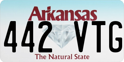 AR license plate 442VTG