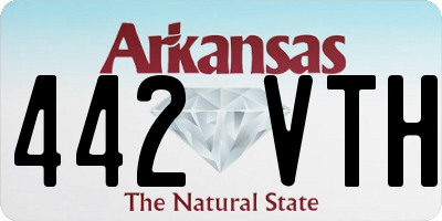 AR license plate 442VTH