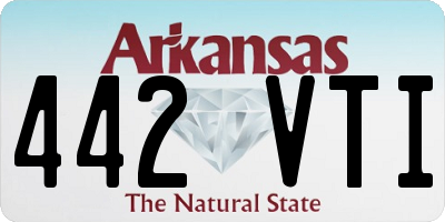 AR license plate 442VTI