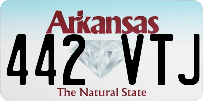 AR license plate 442VTJ