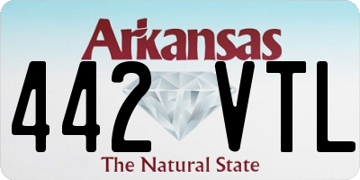 AR license plate 442VTL