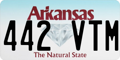 AR license plate 442VTM