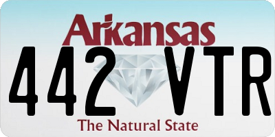 AR license plate 442VTR