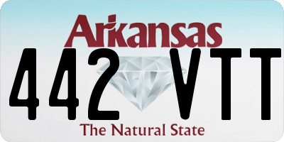 AR license plate 442VTT