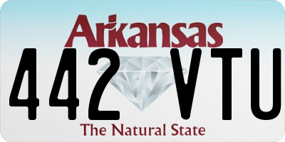 AR license plate 442VTU