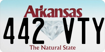 AR license plate 442VTY