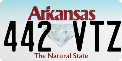 AR license plate 442VTZ