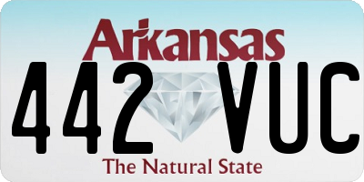 AR license plate 442VUC