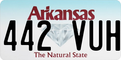 AR license plate 442VUH
