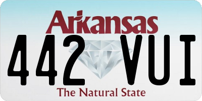 AR license plate 442VUI
