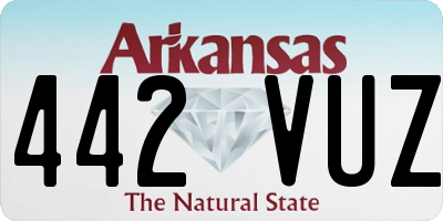 AR license plate 442VUZ