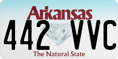 AR license plate 442VVC