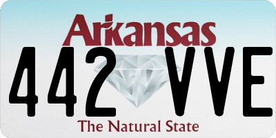 AR license plate 442VVE