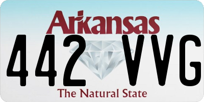 AR license plate 442VVG