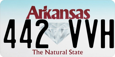 AR license plate 442VVH