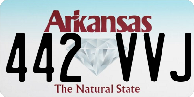 AR license plate 442VVJ