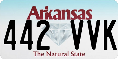 AR license plate 442VVK
