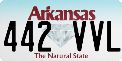AR license plate 442VVL