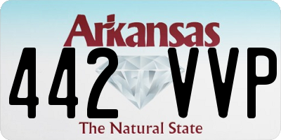 AR license plate 442VVP