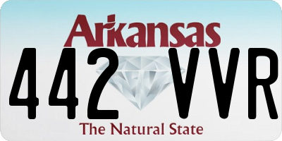 AR license plate 442VVR
