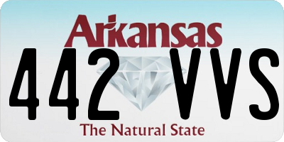 AR license plate 442VVS