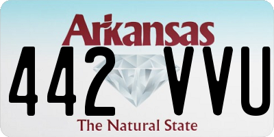 AR license plate 442VVU