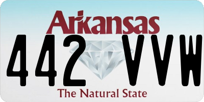 AR license plate 442VVW