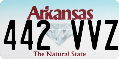 AR license plate 442VVZ