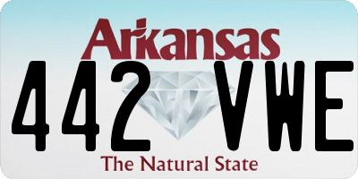 AR license plate 442VWE