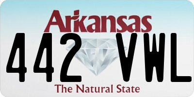 AR license plate 442VWL