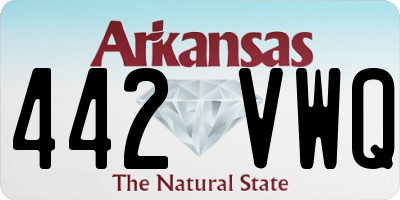 AR license plate 442VWQ
