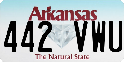 AR license plate 442VWU