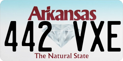 AR license plate 442VXE